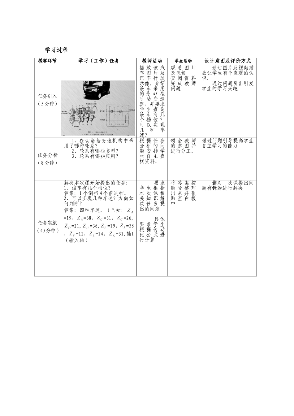 任务1-分析北京切诺基吉普车变速器轮系_第2页