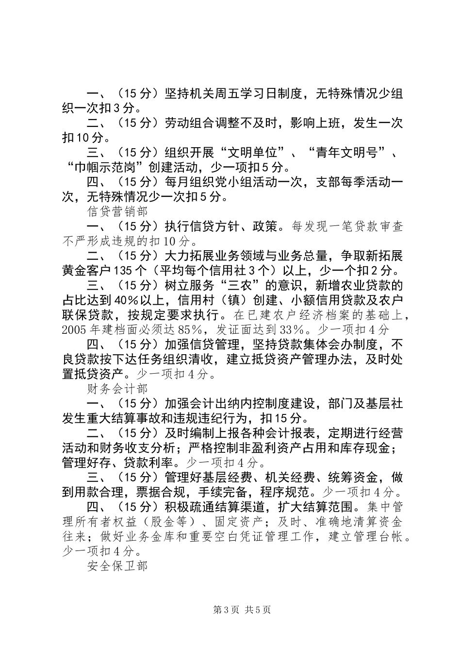 信用社月度考核制度_第3页