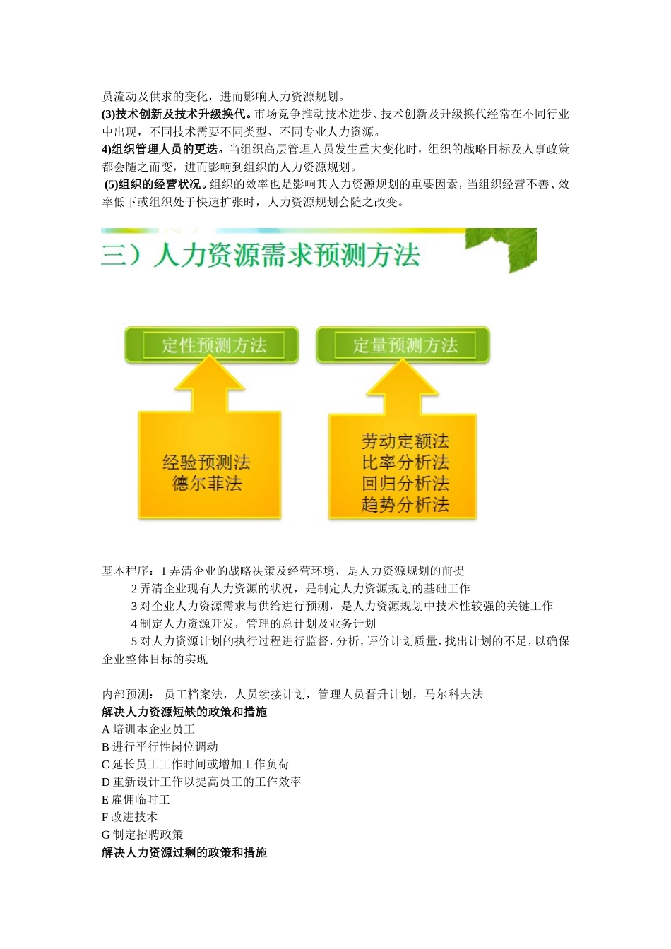 齐大人力资源考试要点_第2页