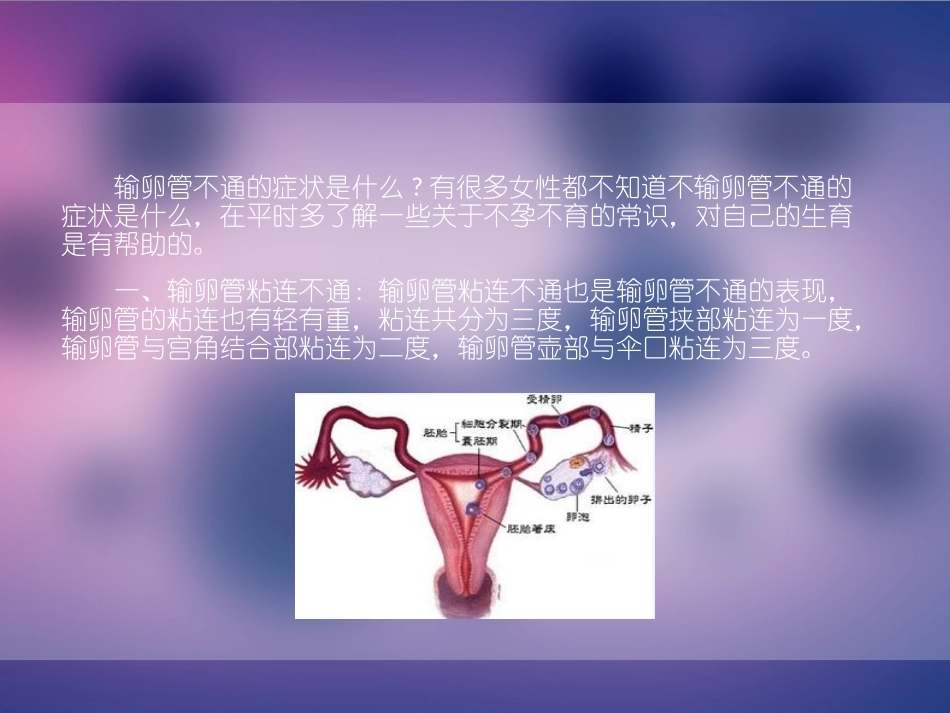输卵管不通的症状是什么_第2页