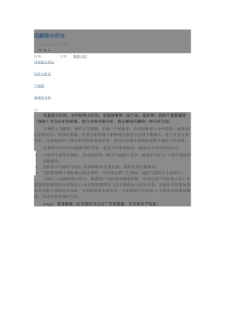 四象限分析1