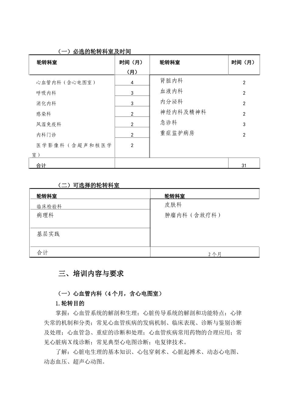 内科轮转要求_第2页