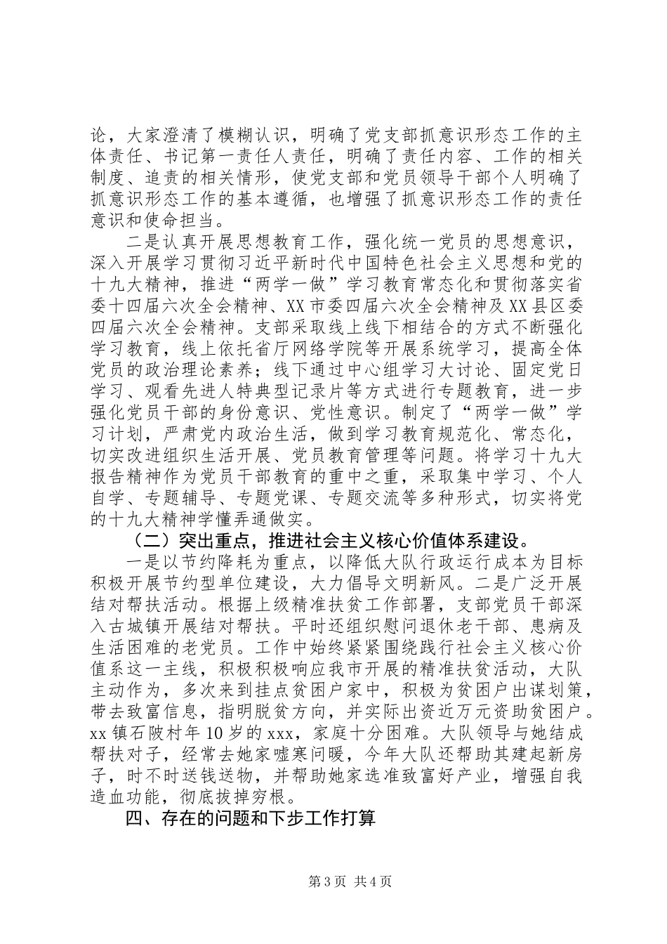 201X年党建工作述职报告_第3页