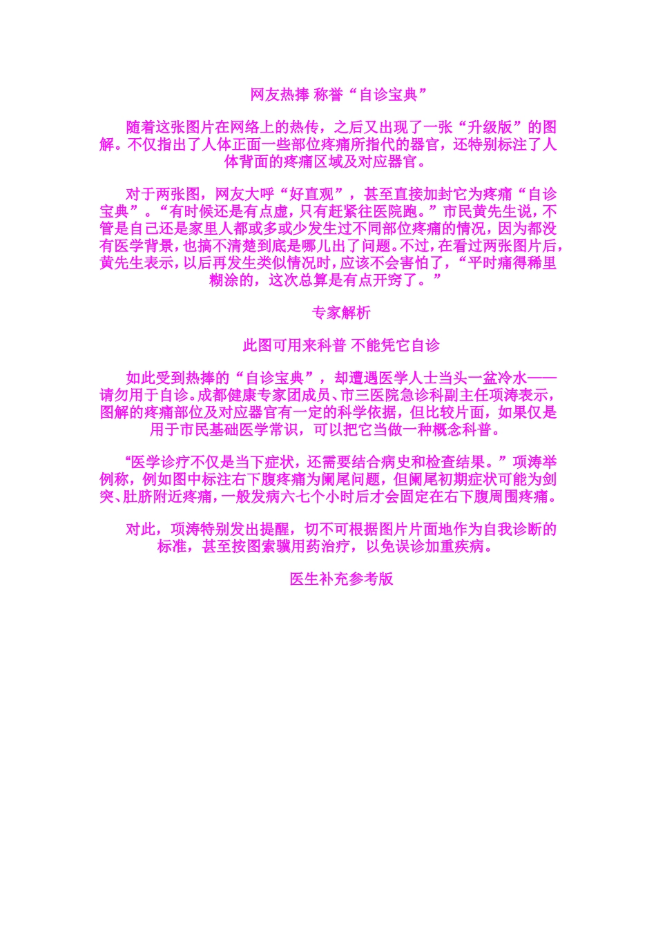 内脏器官对应疼痛图_第3页