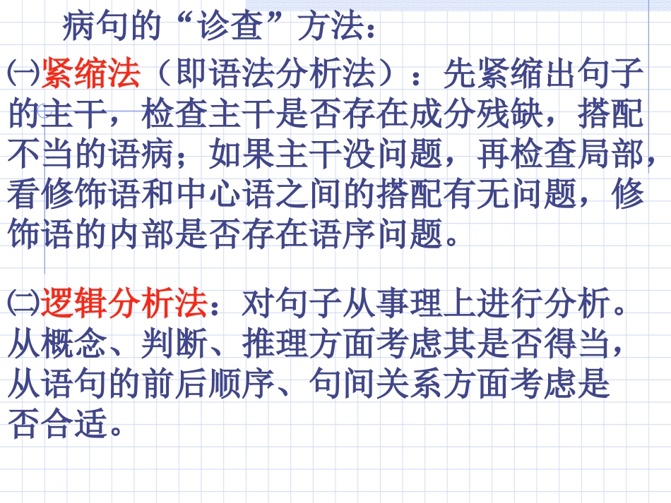 中考病句专题复习课件_第2页