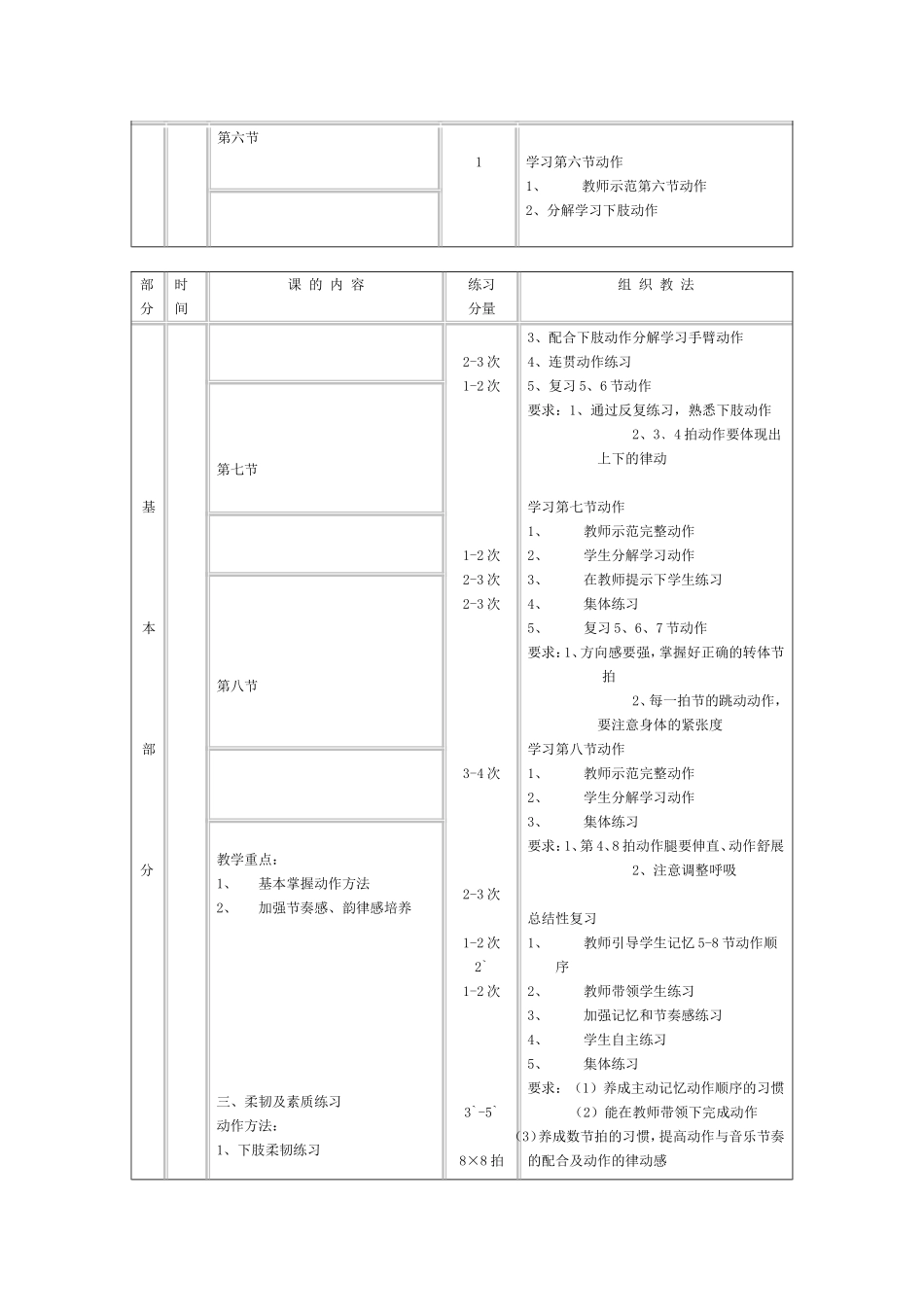 ：健美操﹑身体素质_第2页