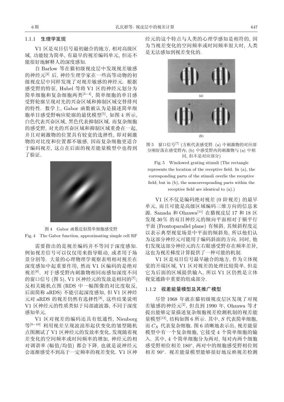 视皮层中的视差计算_第3页