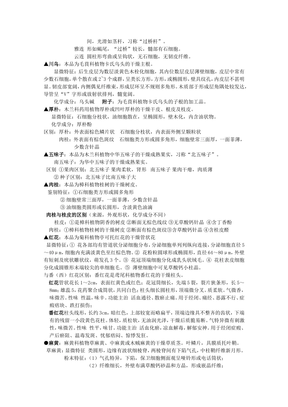 生药学名词解释_第3页