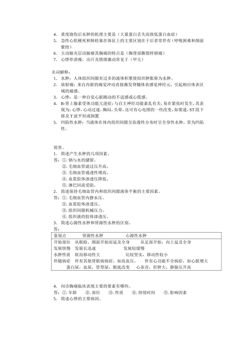水肿,胸痛,心悸_第3页