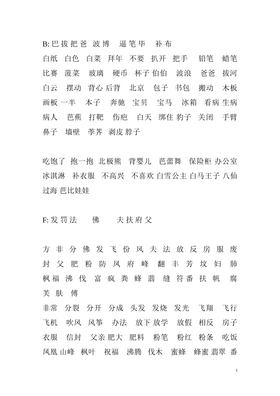 聋儿语训词表_第1页