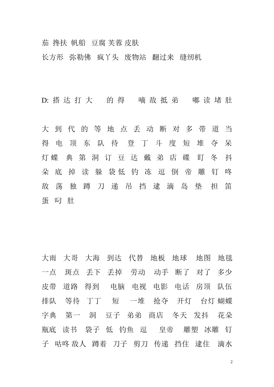 聋儿语训词表_第2页