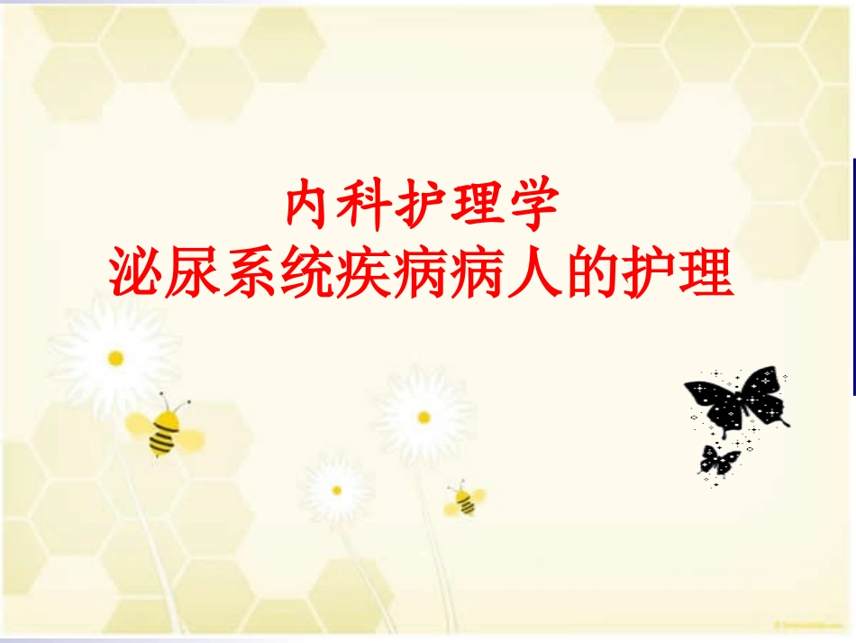 泌尿系统护理_第1页