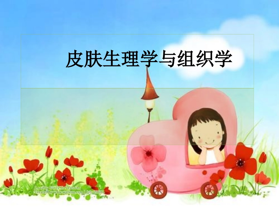 皮肤生理学与皮肤学_第1页