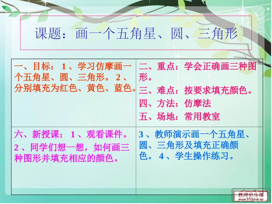 画一个五角星、圆、三角形_第1页