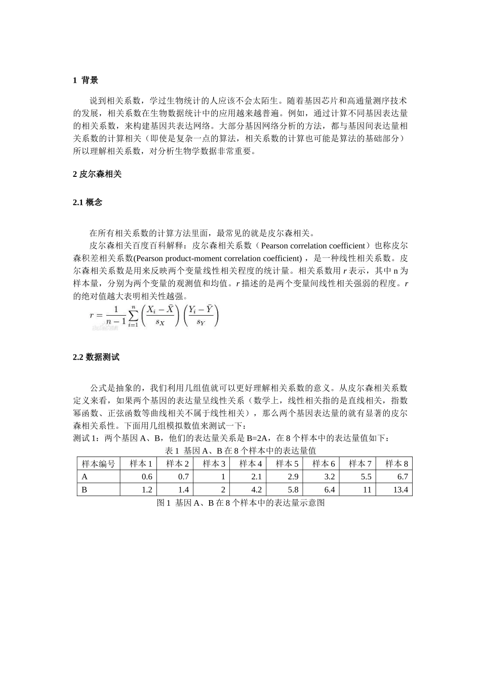 皮尔森相关和斯皮尔曼等级相关_第1页