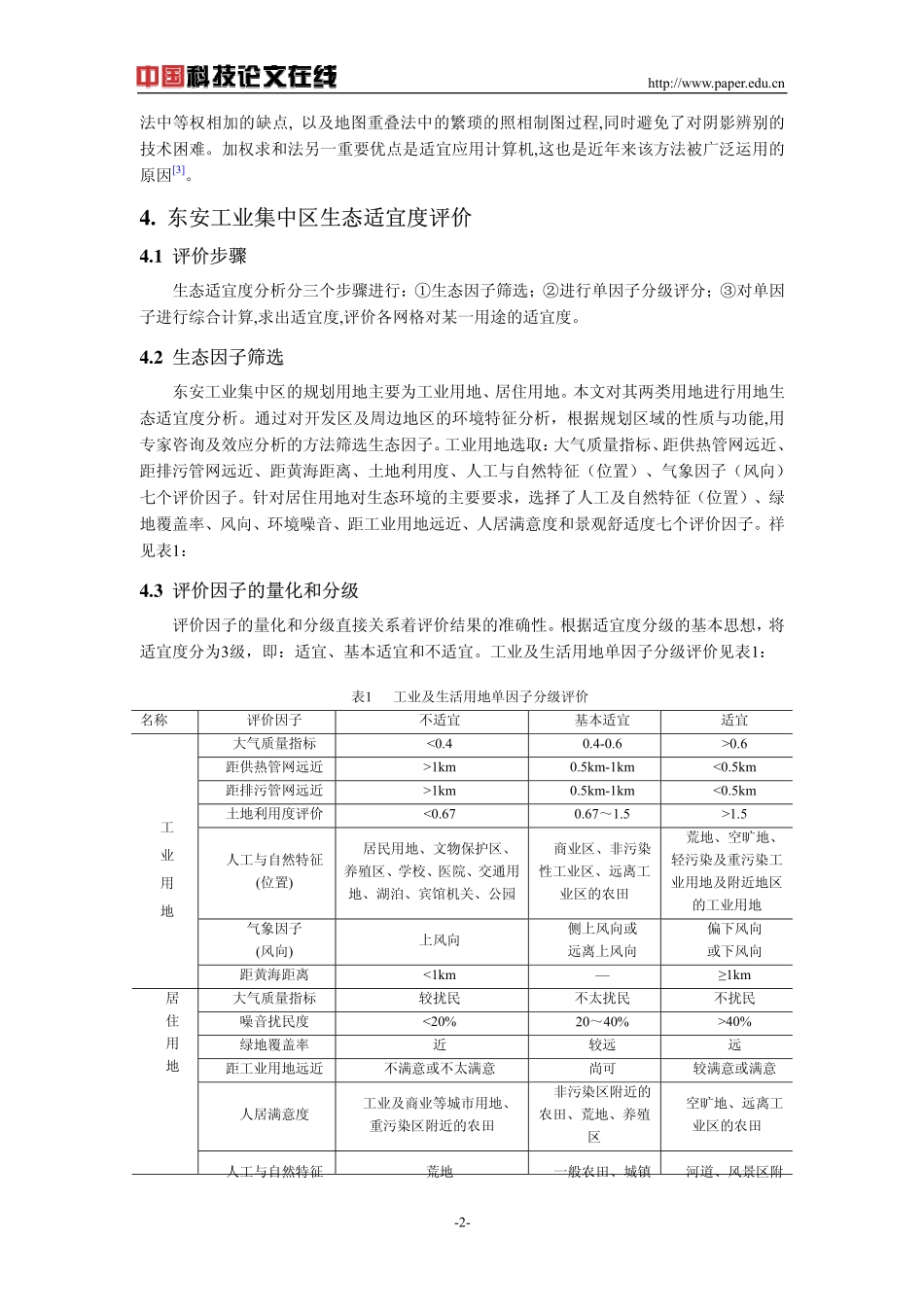 生态适宜度评价在如东经济开发区环评中的应用_第2页