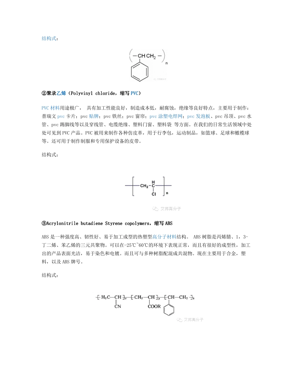 塑料分类及英文缩写_第3页