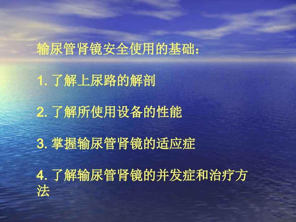 输尿管镜的临床应用_第3页