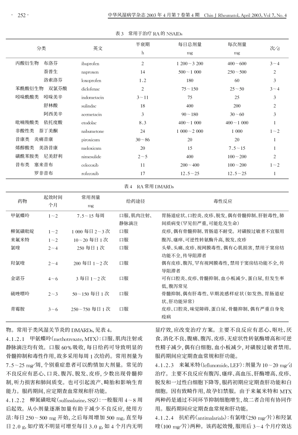 类风湿关节炎诊治指南草案_第3页