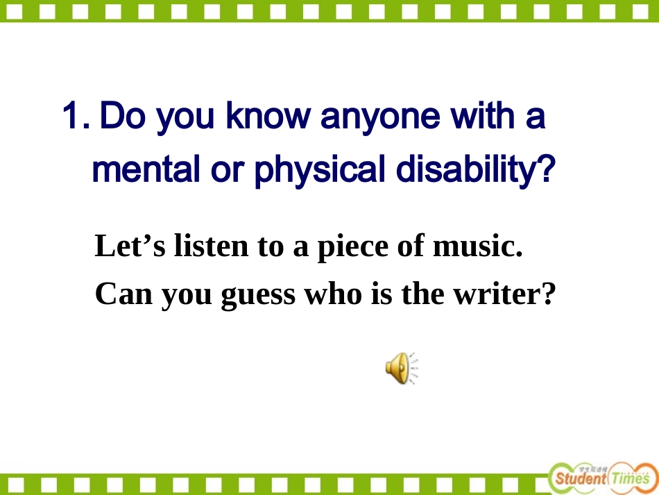 高二英语人教课标选修7Unit1Warmingup课件_第2页