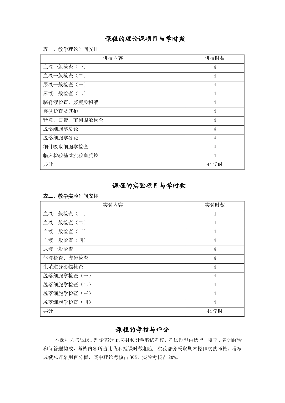 临床检验基础大纲_第2页