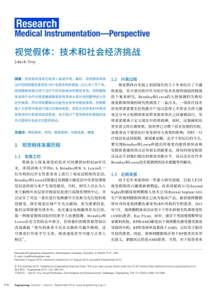 视觉假体：技术和社会经济挑战