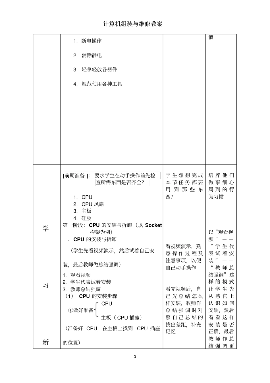 CPU及其风扇的安装与拆卸_第3页