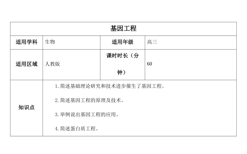 基因工程及其应用_第1页