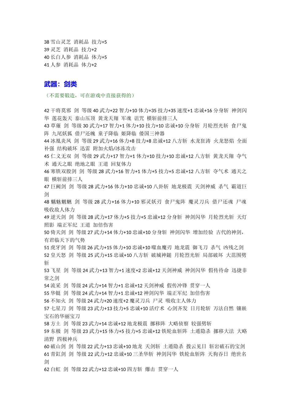 三国群英传7全物品_第2页