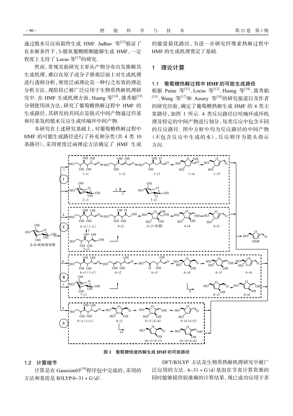 葡萄糖热解生成5-羟甲基糠醛机理_第2页