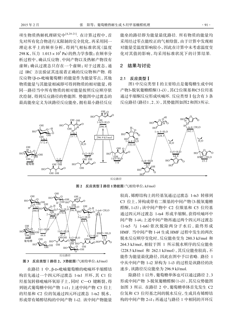 葡萄糖热解生成5-羟甲基糠醛机理_第3页