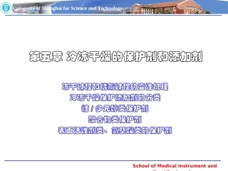 冷冻干燥的保护剂和添加剂