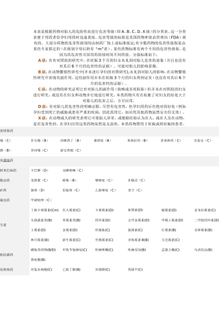 妊娠分级及说明