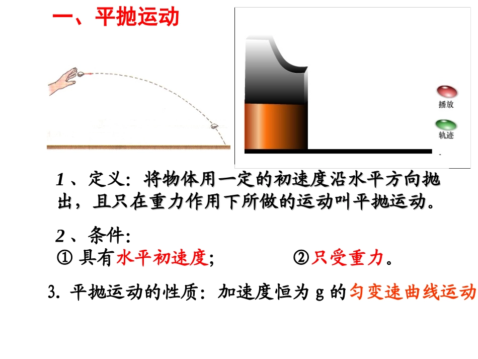 平抛运动课件_第2页