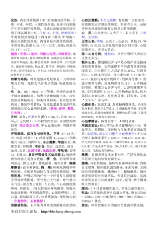 内科学笔记总结