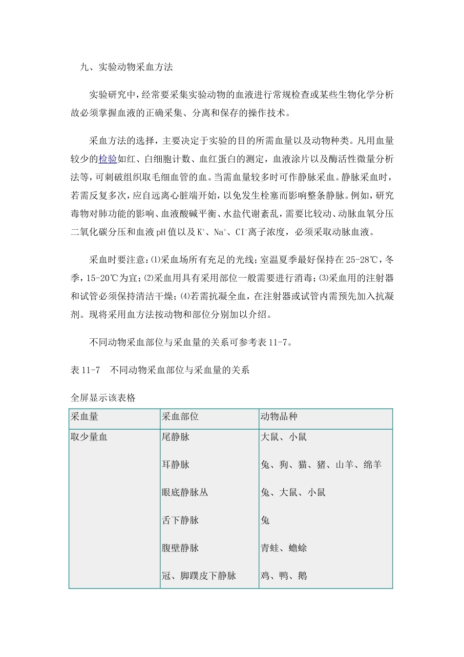 实验动物采血方法_第1页