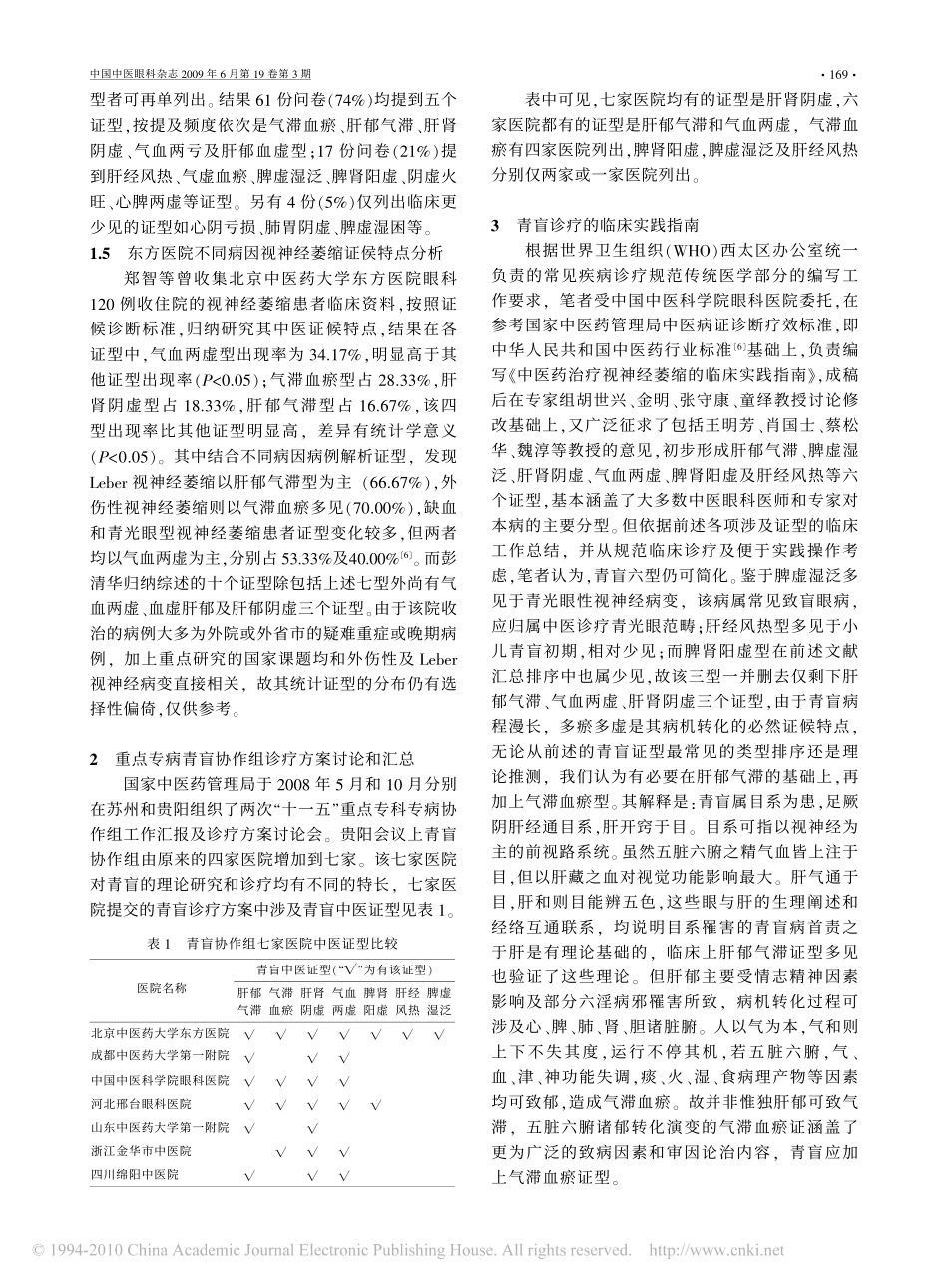 青盲中医证型的探讨和建议_第2页