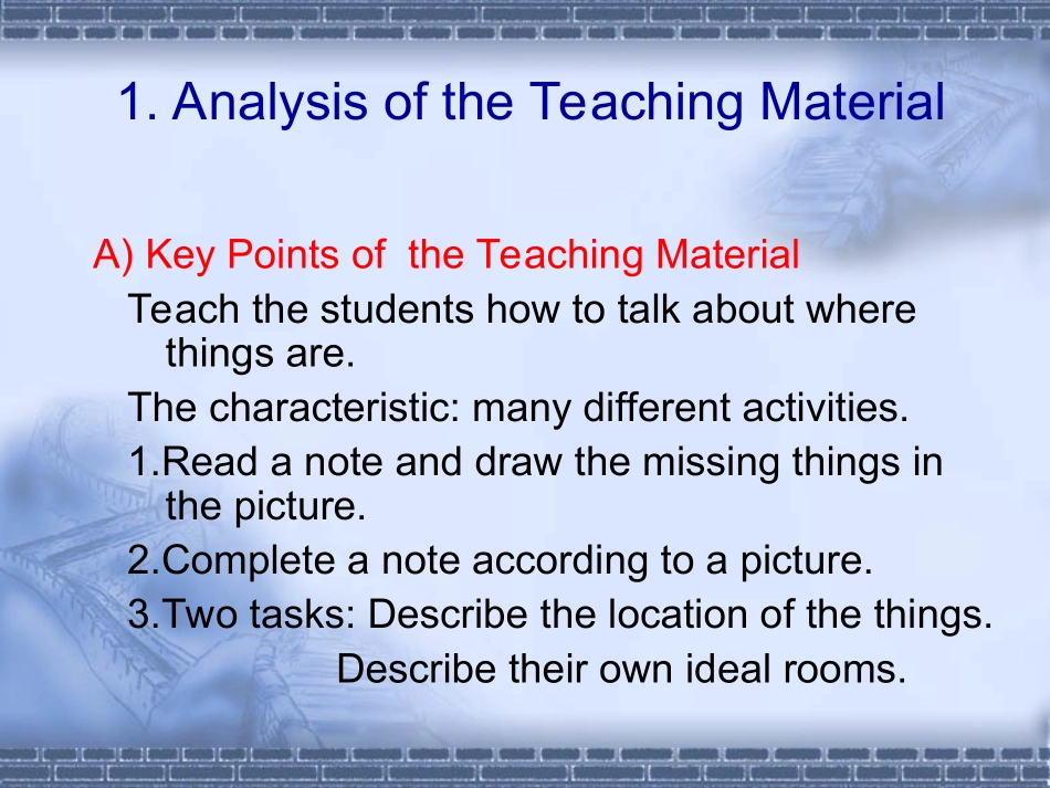 七年级unit4说课课件_第3页