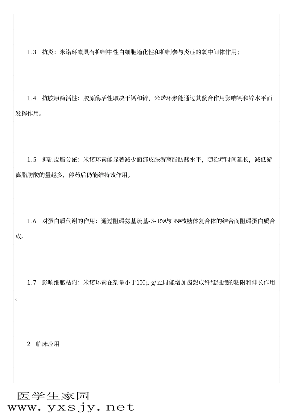 米诺环素在皮肤性病中的合理应用_第2页
