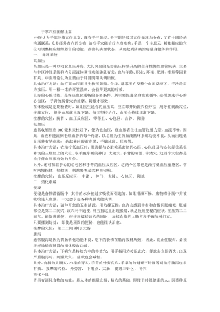 手掌穴位图解上篇
