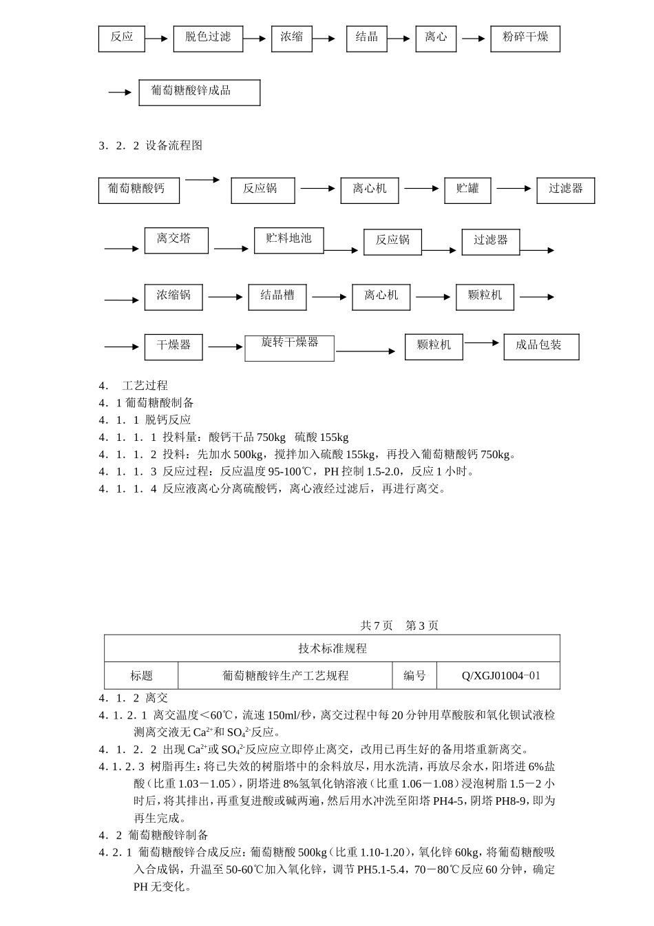 葡萄糖酸锌生产工艺规程_第2页