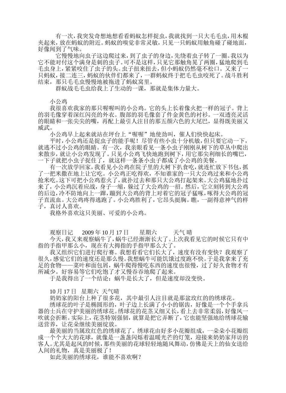 日记美丽的绣球花_第3页