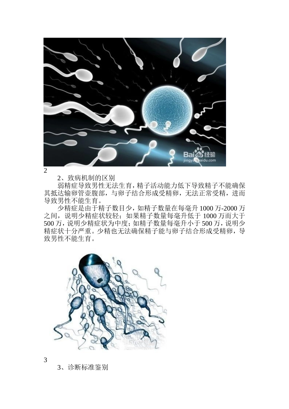 弱精症和少精症的区别是什么_第2页