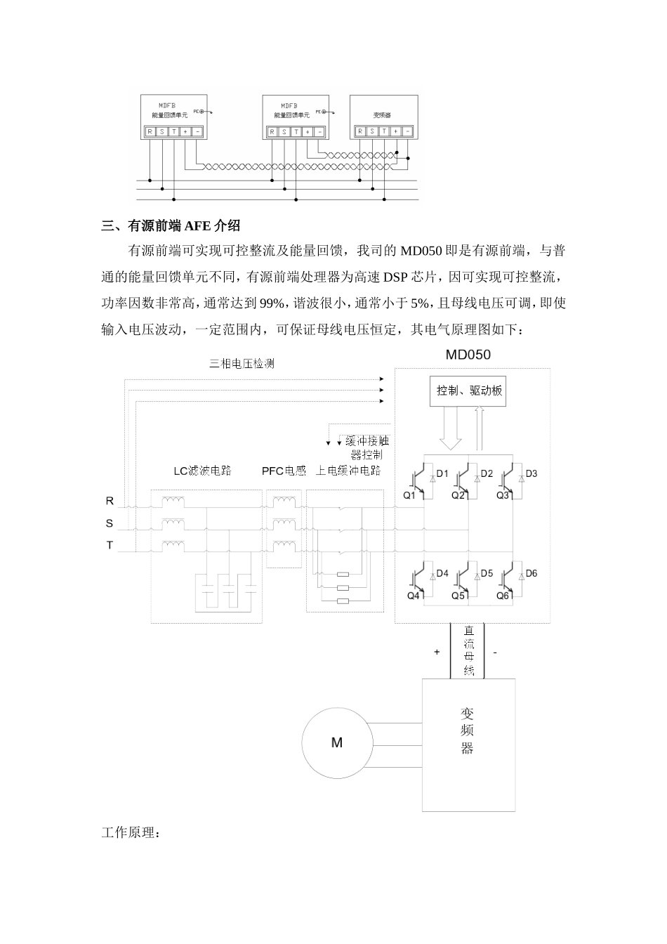 四象限变频器及普通能量回馈单元介绍_第3页