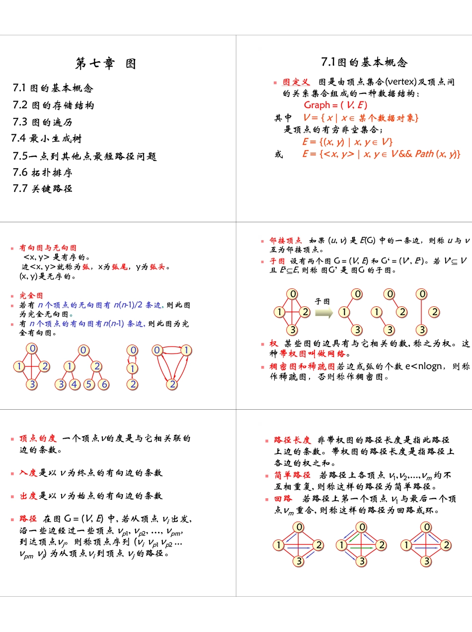数据结构课件(华南师范大学)章节7_第1页