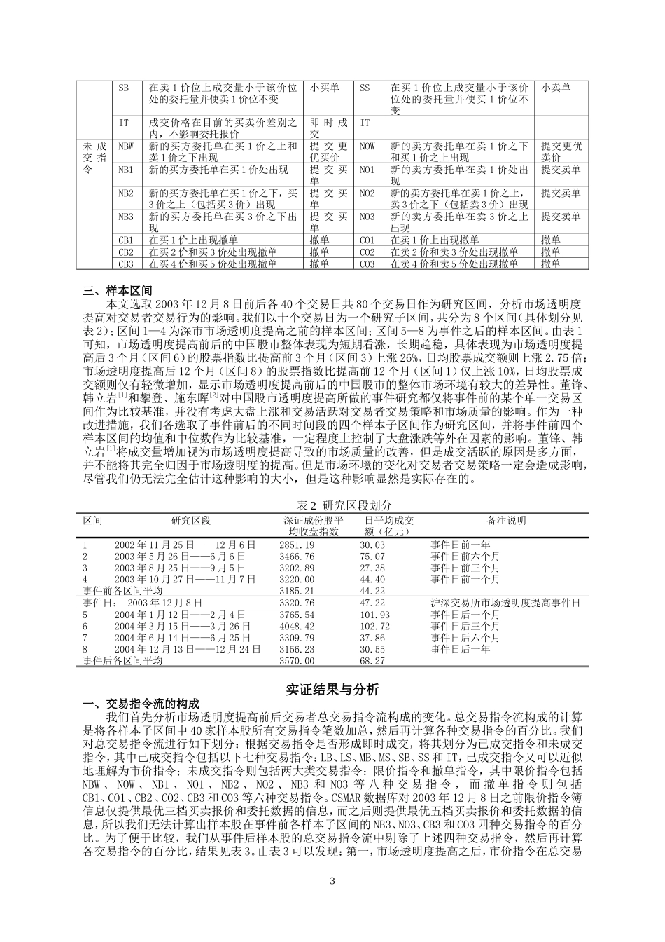 市场透明度改变影响交易者行为吗_第3页