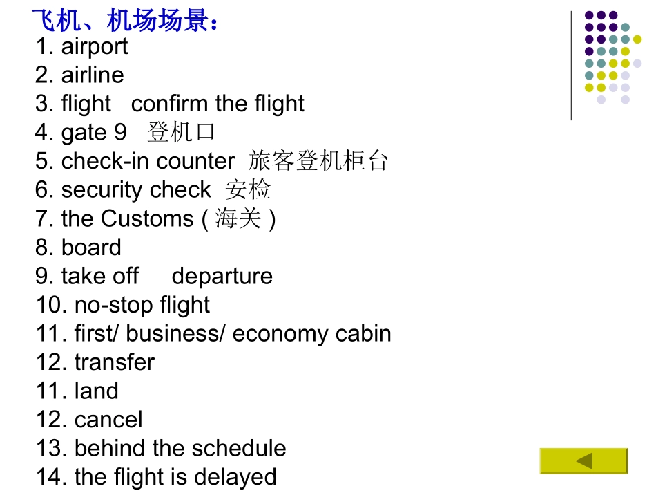 四级听力短对话和长对话场景_第3页