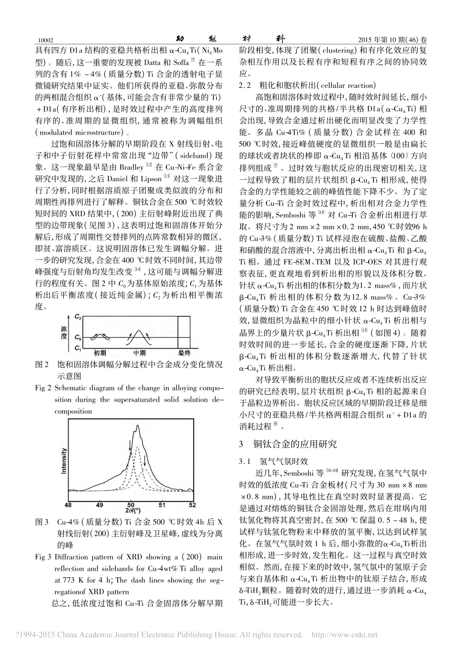 时效硬化铜钛合金的相变和应用_第2页