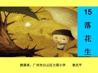 第三轮落花生