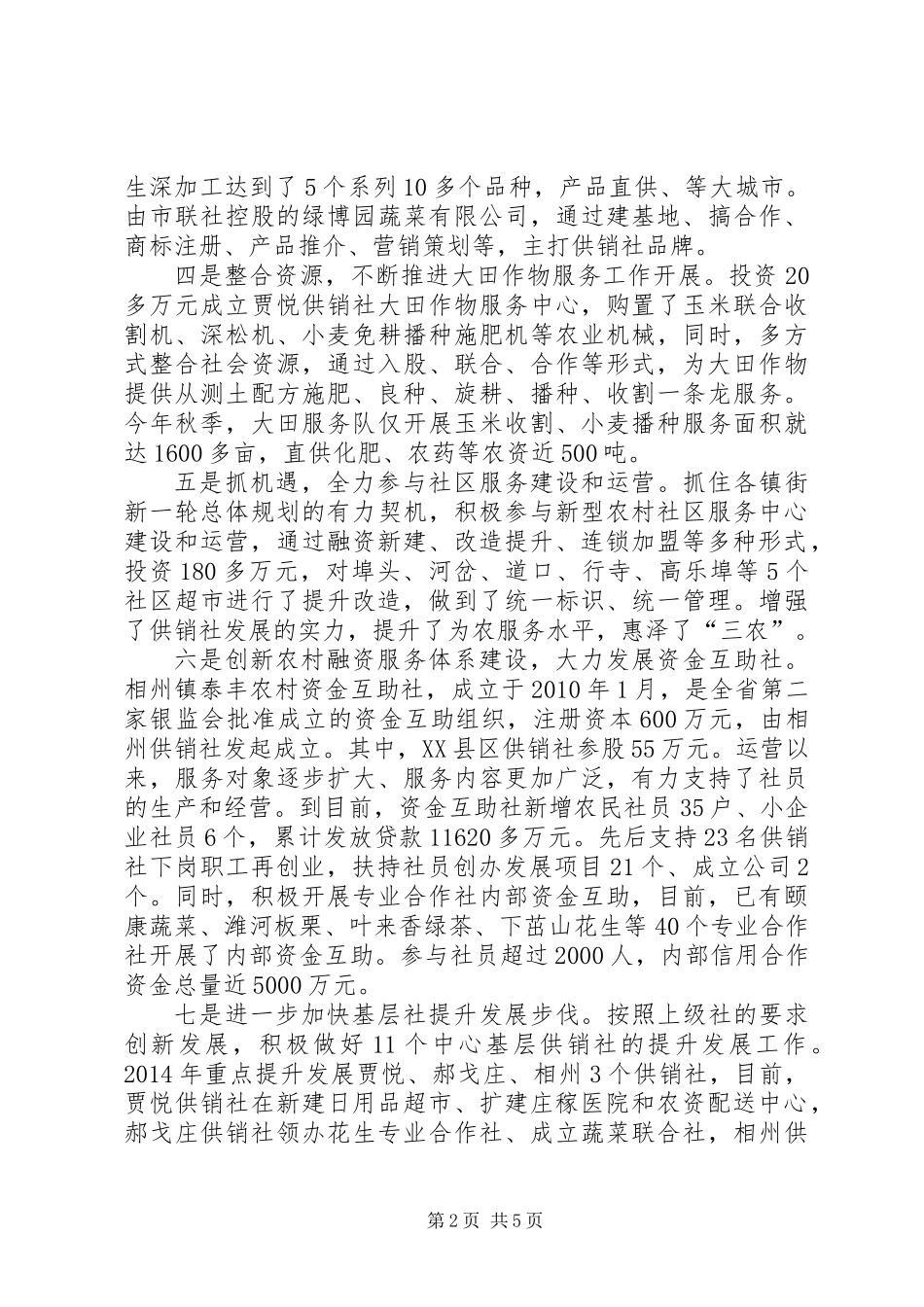 供销社XX年工作规划 (2)_第2页
